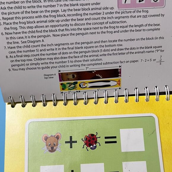 Fat Brain Toy Co Inchimals­ Learning Wooden Math Game Toy - Picture 4 of 11